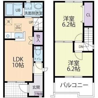 間取図 メゾンドゥ・ボヌール