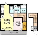 シティハウス高萩Mの間取図