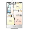 ロイヤル・ガーデン 2DKの間取り