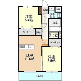 間取図 セントラルマンション