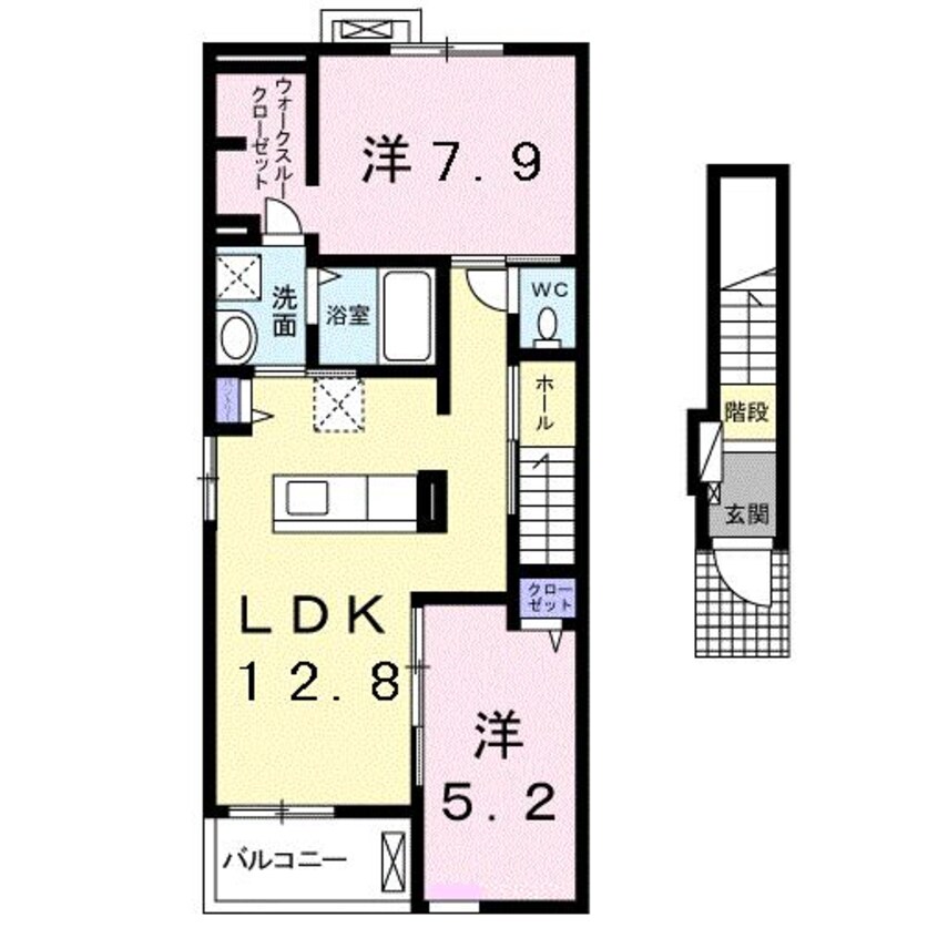 間取図 アイリス　タヌマ