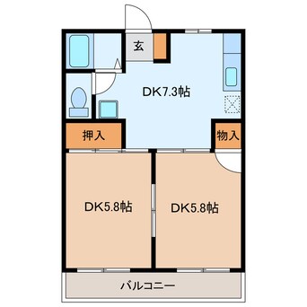 間取図 ベルピアワン