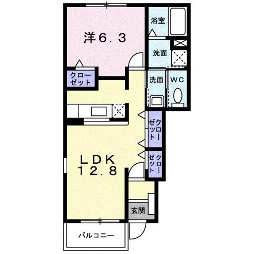 間取図 メゾン　ソレイユ