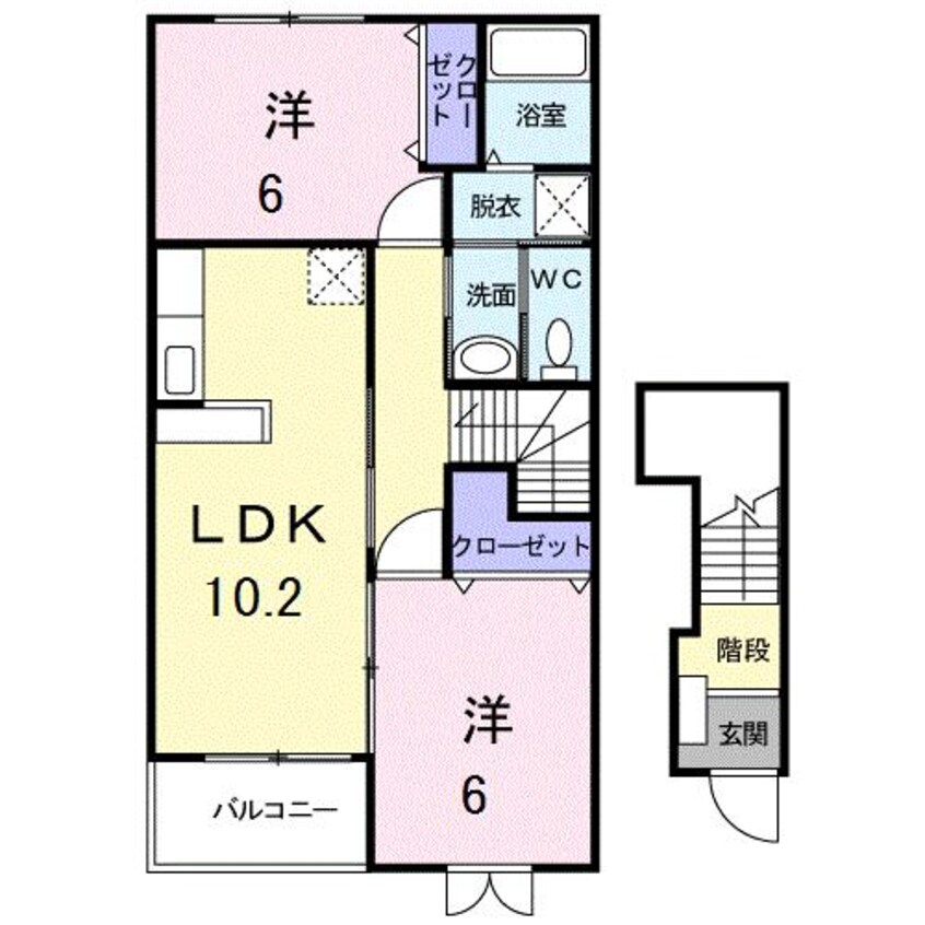 間取図 エアリー・カレント