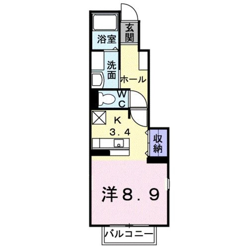 間取図 セピアコートK