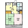 セルティア 2DKの間取り