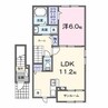 カミーノ　アムレトⅠ 1LDKの間取り