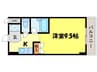 東海道本線<琵琶湖線・JR京都線>/瀬田駅 バス:15分:停歩5分 4階 築26年 1Kの間取り