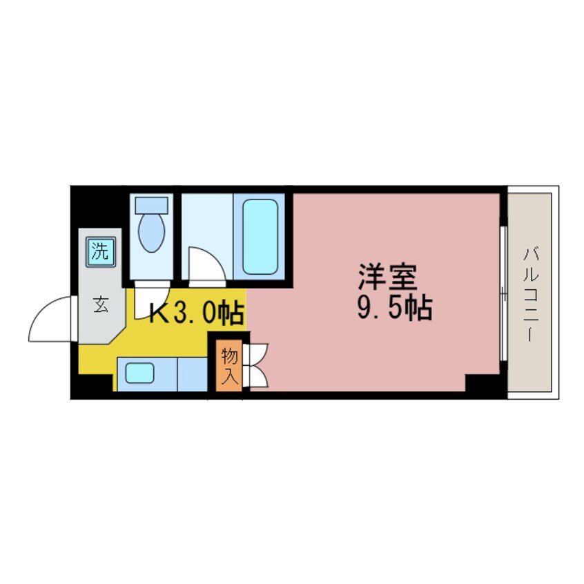 間取図 東海道本線<琵琶湖線・JR京都線>/瀬田駅 バス15分朝倉下車:停歩5分 1階 築25年