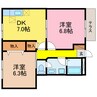 東海道本線<琵琶湖線・JR京都線>/石山駅 バス:15分:停歩5分 1階 築27年 2DKの間取り