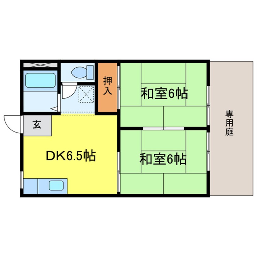 間取図 ハイツウイング(膳所)