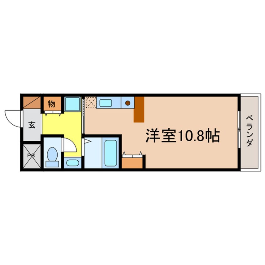 間取図 東海道本線<琵琶湖線・JR京都線>/瀬田駅 徒歩19分 1階 築23年