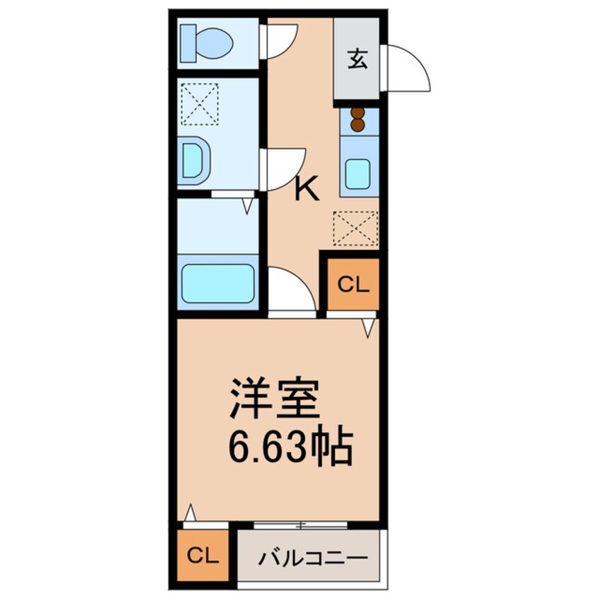 間取図 東海道本線<琵琶湖線・JR京都線>/石山駅 バス10分石山幼稚園下車:停歩3分 1階 築21年