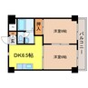 東海道本線<琵琶湖線・JR京都線>/瀬田駅 徒歩15分 4階 築36年 2DKの間取り