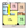 東海道本線<琵琶湖線・JR京都線>/瀬田駅 徒歩10分 5階 築34年 3LDKの間取り