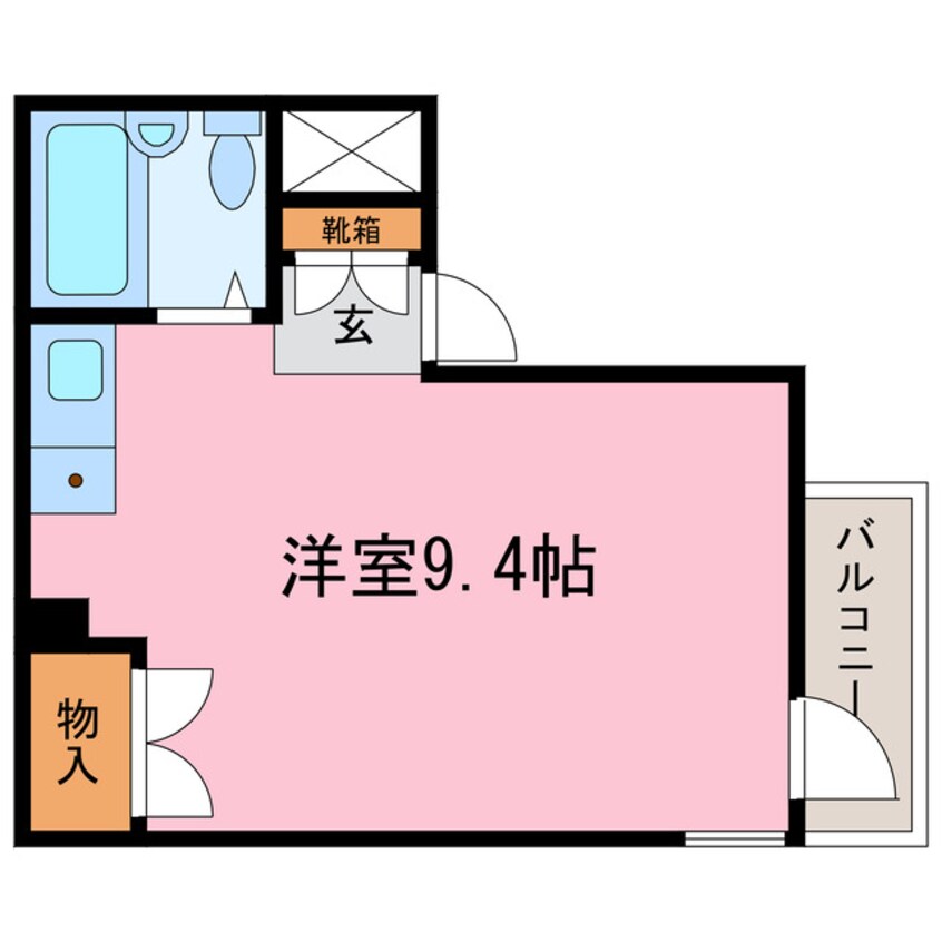 間取図 東海道本線<琵琶湖線・JR京都線>/大津駅 徒歩19分 3階 築34年