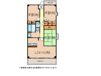 間取図 ディオフェルティ大津瀬田