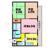 湖西線/大津京駅 徒歩9分 1階 築32年 3DKの間取り