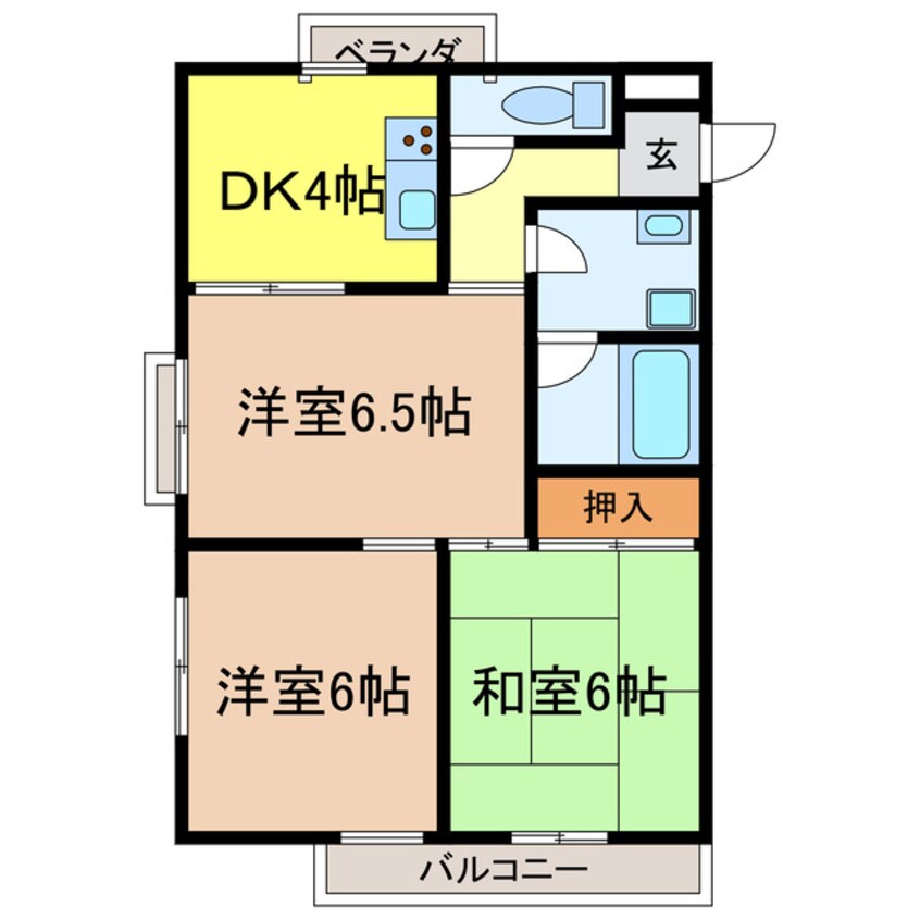 間取図 エクシード西大津