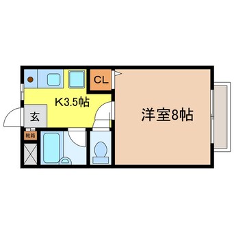 間取図 東海道本線<琵琶湖線・JR京都線>/膳所駅 徒歩17分 2階 築31年