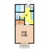 リバティおうみ 1Kの間取り