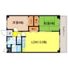 アセンブル高野 2LDKの間取り