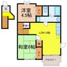 東海道本線<琵琶湖線・JR京都線>/瀬田駅 徒歩18分 2階 築27年 2LDKの間取り