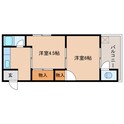 蛍谷荘の間取図