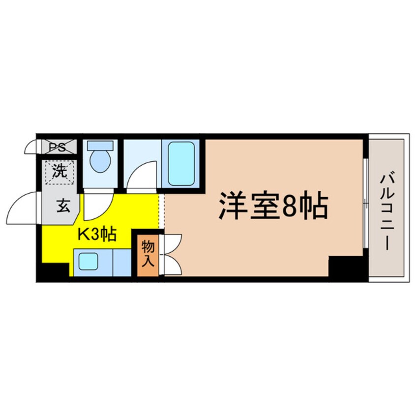 間取図 東海道本線<琵琶湖線・JR京都線>/瀬田駅 バス15分朝倉下車:停歩5分 1階 築27年