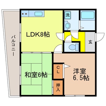 間取図 カーム瀬田