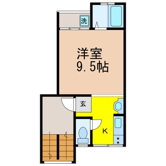 間取図 衣笠ハイツ