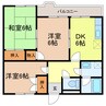 ファミールＳＡＮＳＥ 3DKの間取り
