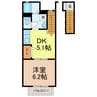東海道本線<琵琶湖線・JR京都線>/石山駅 徒歩14分 2階 築21年 1DKの間取り