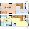 シャンテＭ 1LDKの間取り