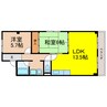 東海道本線<琵琶湖線・JR京都線>/膳所駅 徒歩20分 3階 築46年 2LDKの間取り
