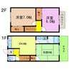 湖西線/唐崎駅 徒歩9分 1-2階 築35年 3DKの間取り