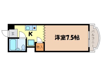 間取図 東海道本線<琵琶湖線・JR京都線>/瀬田駅 徒歩20分 3階 築35年