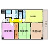 東海道本線<琵琶湖線・JR京都線>/瀬田駅 徒歩11分 4階 築30年 3DKの間取り