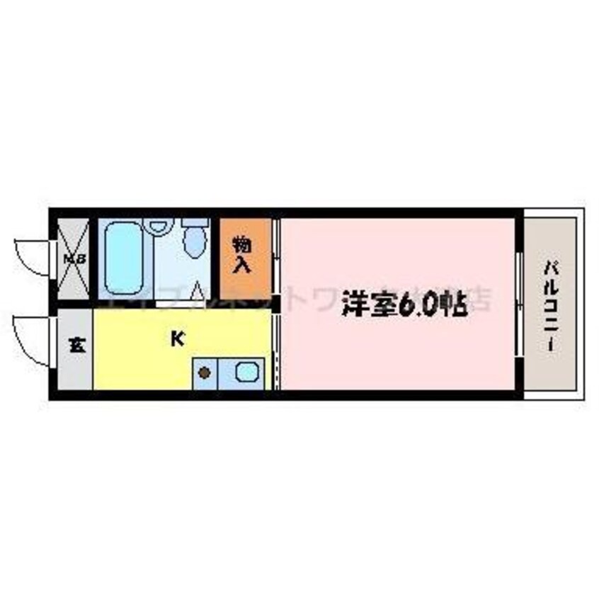 間取図 湖西線/唐崎駅 徒歩13分 4階 築33年