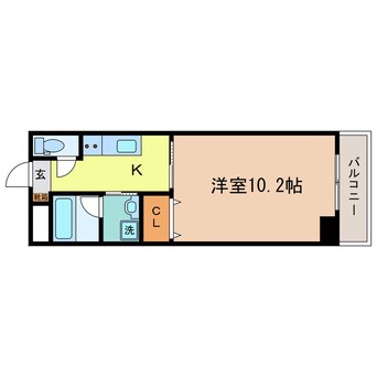 間取図 エリーフラッツ京町