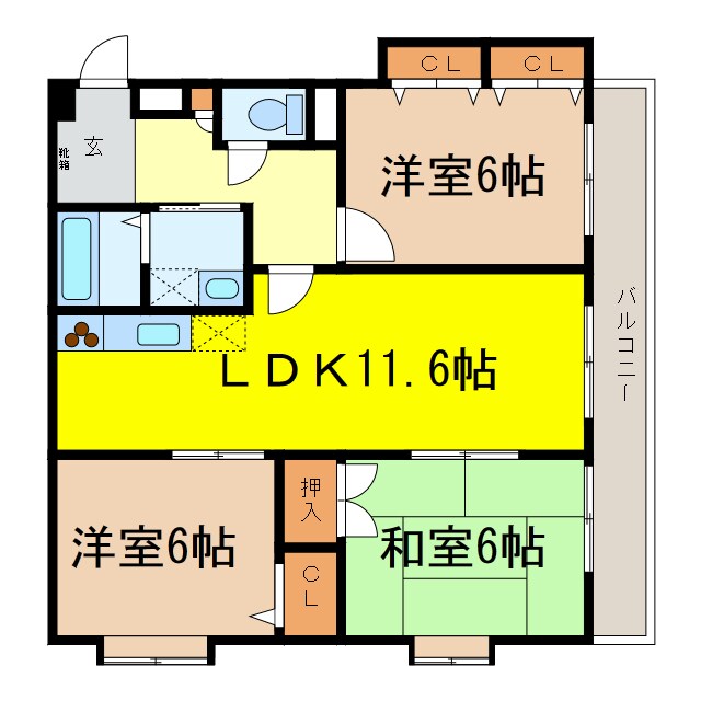 間取り図 アトレー南草津