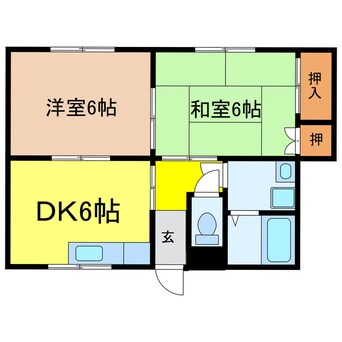 間取図 第二コーポＺＥＮ