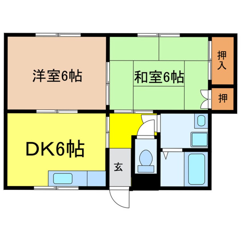 間取図 第二コーポＺＥＮ