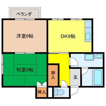 間取図 第二コーポＺＥＮ
