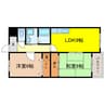 エクシードＳＳ 2LDKの間取り