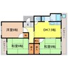 東海道本線<琵琶湖線・JR京都線>/瀬田駅 徒歩14分 2階 築41年 3DKの間取り