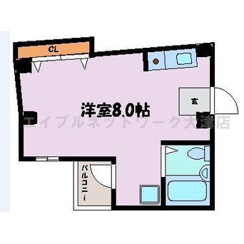 間取図 東海道本線<琵琶湖線・JR京都線>/大津駅 徒歩10分 1階 築31年