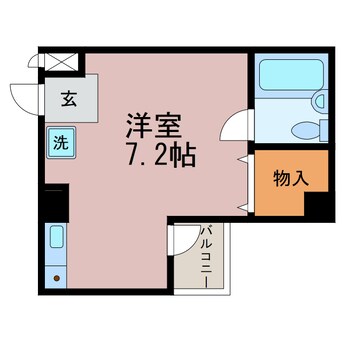 間取図 東海道本線<琵琶湖線・JR京都線>/大津駅 徒歩10分 2階 築31年