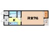 東海道本線<琵琶湖線・JR京都線>/石山駅 徒歩22分 3階 築31年 1Kの間取り