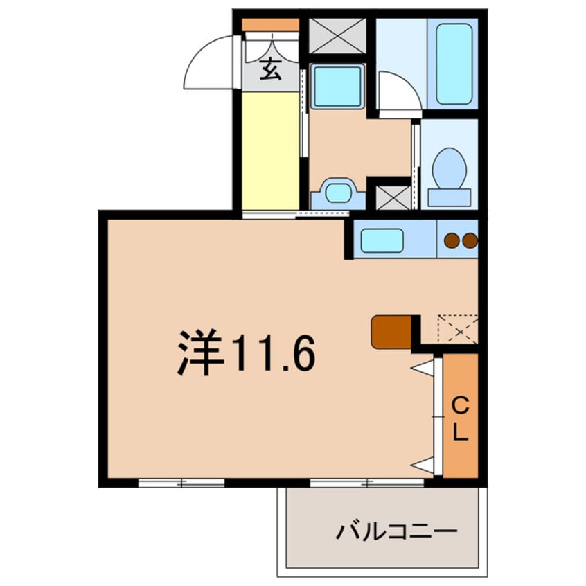 間取図 東海道本線<琵琶湖線・JR京都線>/膳所駅 徒歩12分 4階 築17年